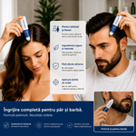 Ser pentru Creșterea Părului cu Rozmarin & Palmetto – Roll-On pentru Scalp și Barbă