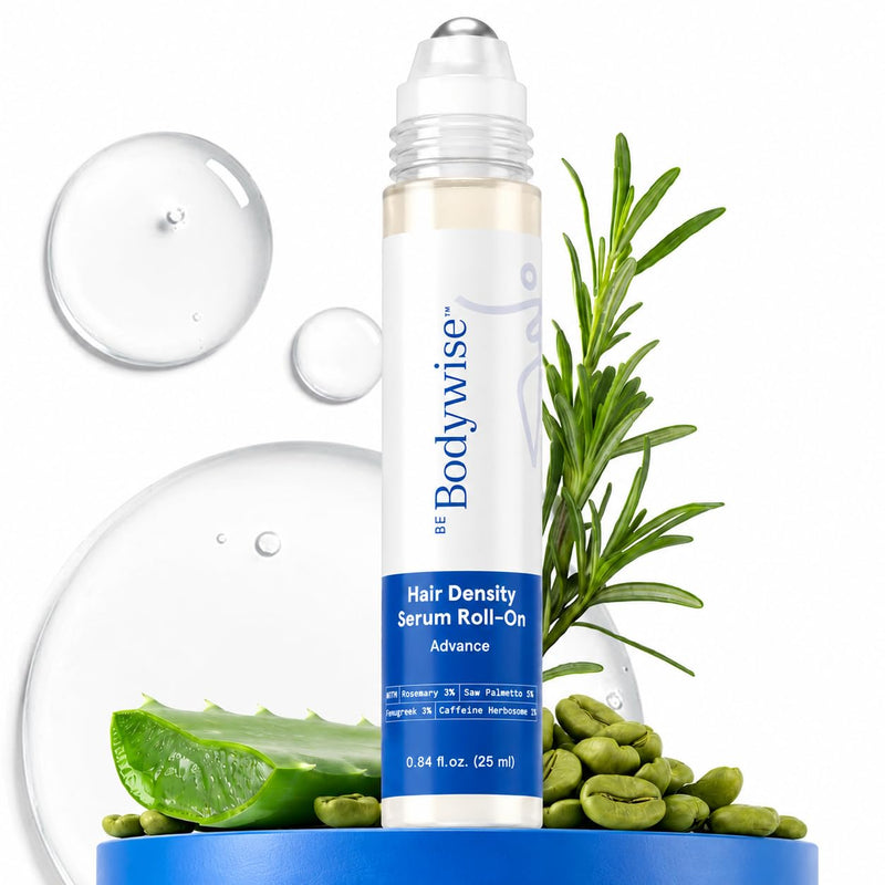 Ser pentru Creșterea Părului cu Rozmarin & Palmetto – Roll-On pentru Scalp și Barbă